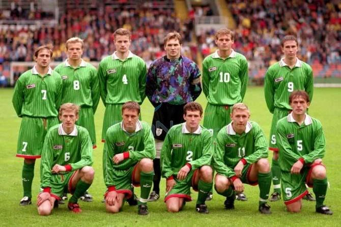 1996 год. Белорусская команда перед разгромом от шведов
