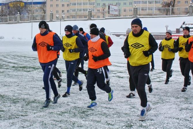 Гродненские футболисты бегут навстречу сезону