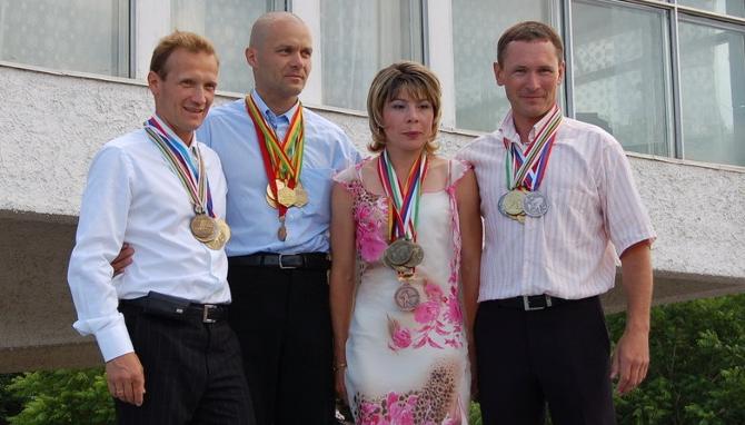 Владимир Драчев, Вадим Сашурин, Алена Зубрилова и Олег Рыженков -- былые времена белорусского биатлона вспоминаются с ностальгией