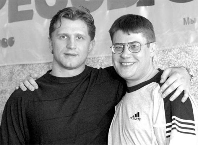 Руслан Салей и Сергей Олехнович.