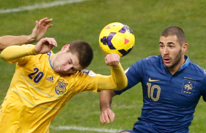 Франция – Украина. Оценки игроков