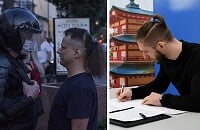 Подписывая письмо за власть, Кушнир сверкнул модным хвостом. С таким лучше не попадаться ОМОНу