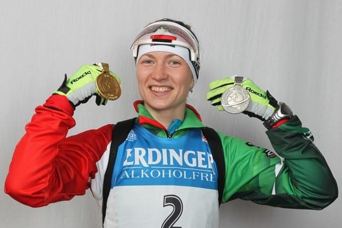 Дарья Домрачева на чемпионате мира-2012 завоевала уже две медали.