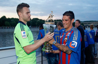 Красно-синий день. Как ЦСКА праздновал чемпионство